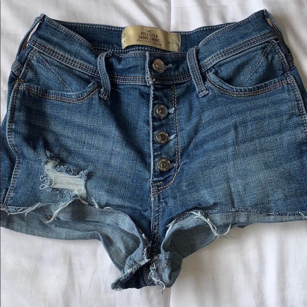 denim shorts